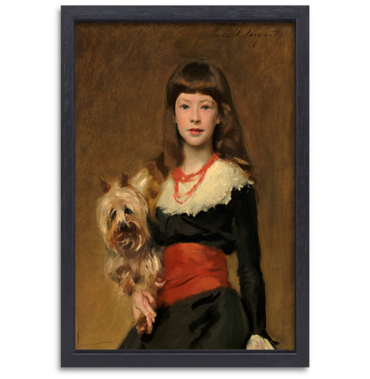Mevrouw Beatrice Townsend - John Singer Sargent canvas met baklijst