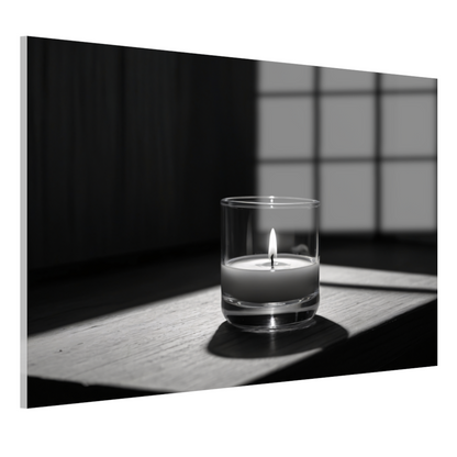 Zacht Licht in Monochroom Stilleven acrylglas