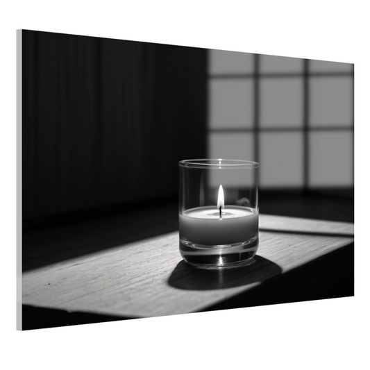 Zacht Licht in Monochroom Stilleven acrylglas