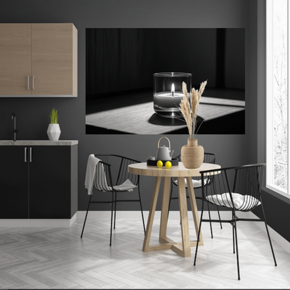 Zacht Licht in Monochroom Stilleven poster