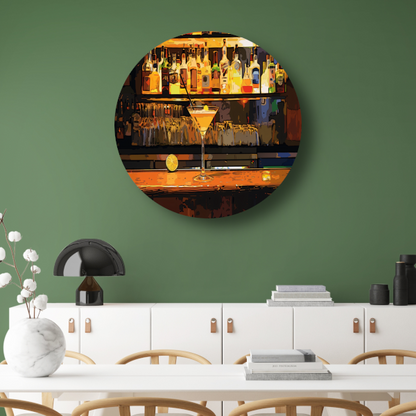 Minimalistische Martini forex muurcirkel