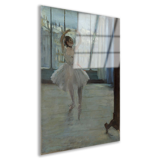 Danser poseren voor een fotograaf - Edgar Degas Acrylglas