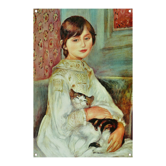 Julie Manet with Cat - Pierre-Auguste Renoir tuinposter