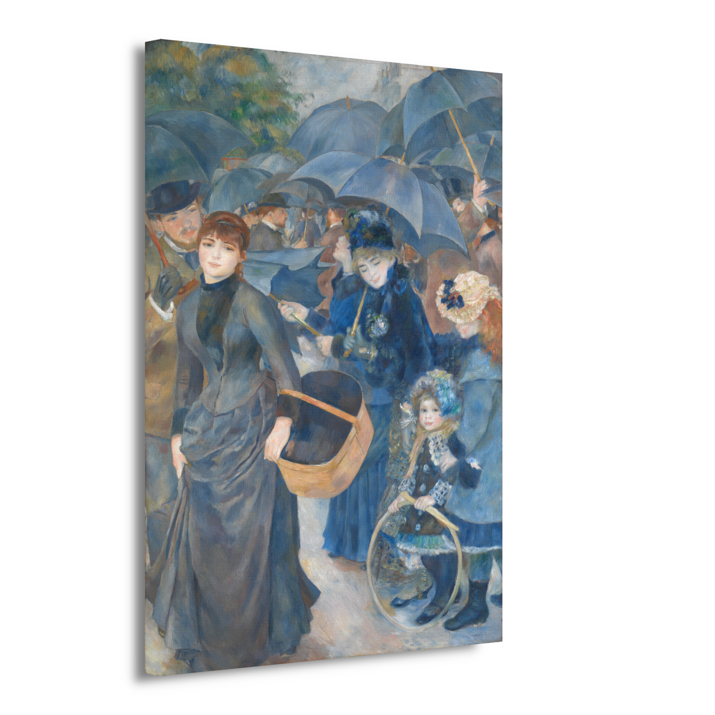 De paraplus - Pierre-Auguste Renoir canvas