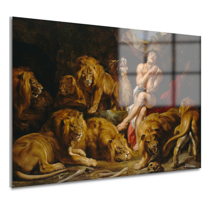 Daniël in de leeuwenkuil - Peter Paul Rubens acrylglas