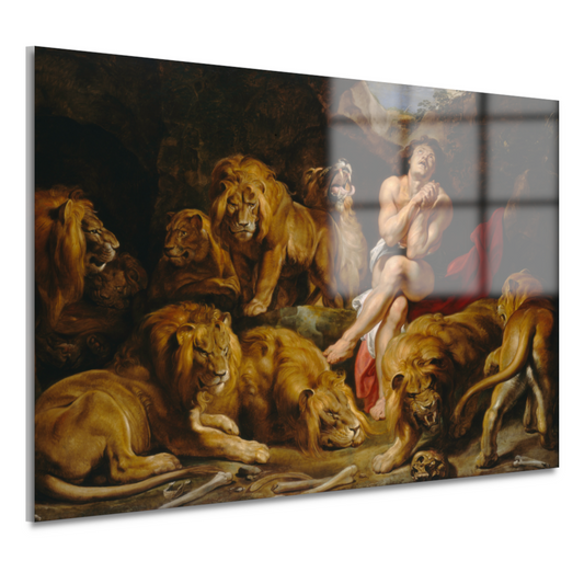 Daniël in de leeuwenkuil - Peter Paul Rubens acrylglas