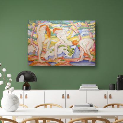 Badende meisjes - Franz Marc poster