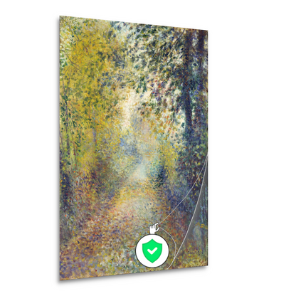 In het bos - Pierre-Auguste Renoir poster