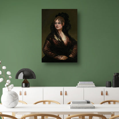 Portret van Doña Isabel Cobos de Porcel - Francisco Goya poster