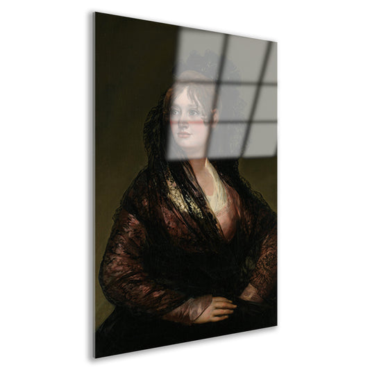 Portret van Doña Isabel Cobos de Porcel - Francisco Goya Acrylglas