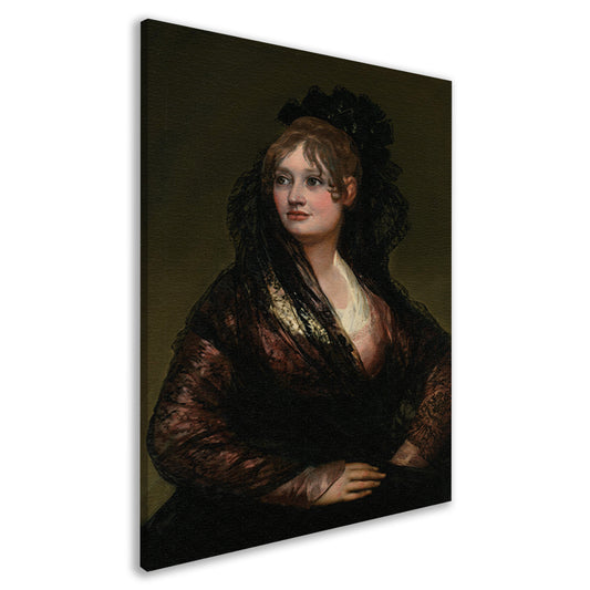 Portret van Doña Isabel Cobos de Porcel - Francisco Goya canvas