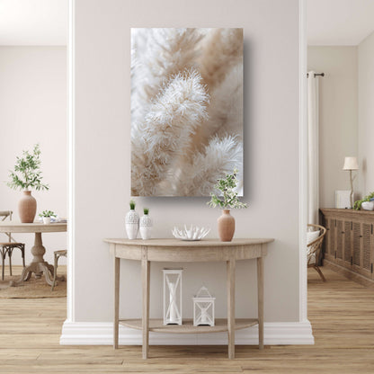 Close-up van Witte Pluimen canvas