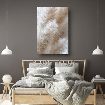 Close-up van Witte Pluimen canvas
