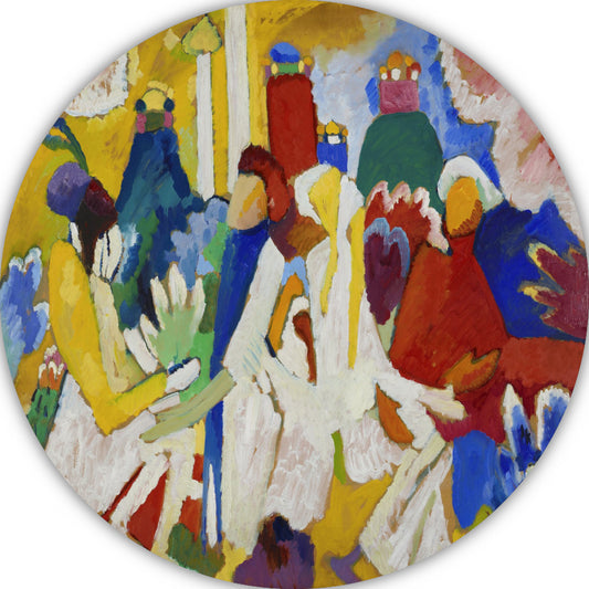 Compositie VII - Wassily Kandinsky aluminium muurcirkel