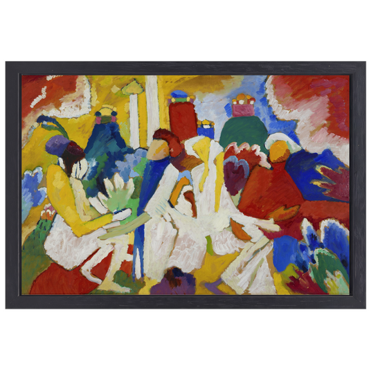 Compositie VII - Wassily Kandinsky canvas met baklijst
