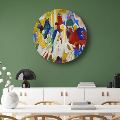 Compositie VII - Wassily Kandinsky aluminium muurcirkel