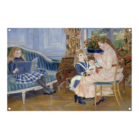 Kindermiddag in Wargemont - Pierre-Auguste Renoir tuinposter