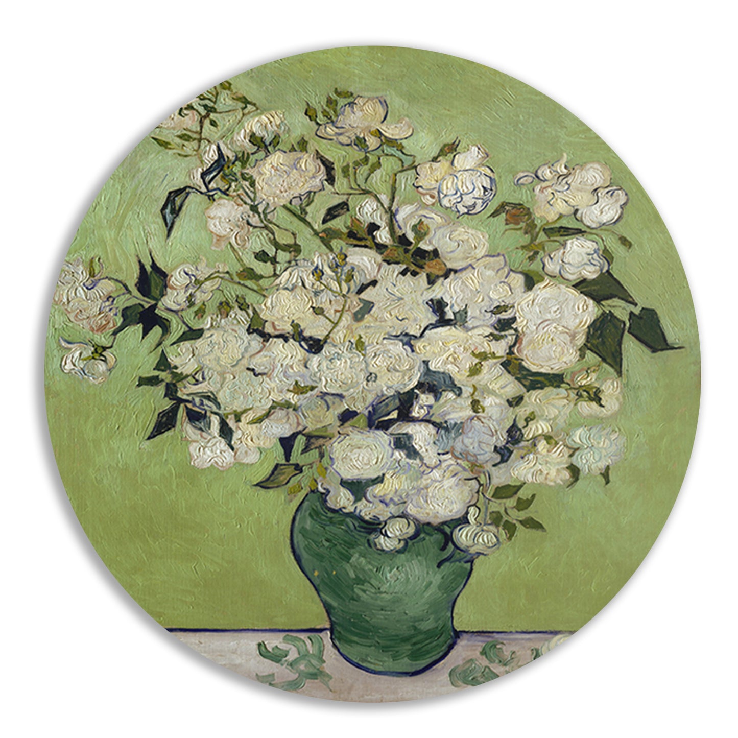 Rozen - Vincent van Gogh forex muurcirkel