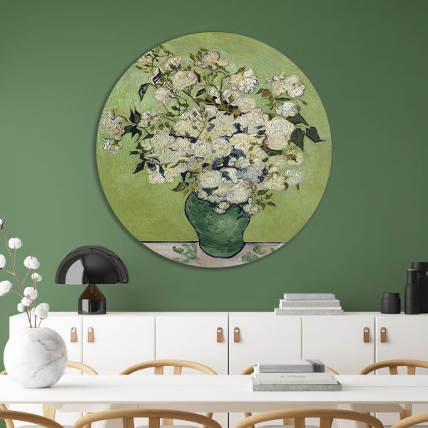 Rozen - Vincent van Gogh forex muurcirkel