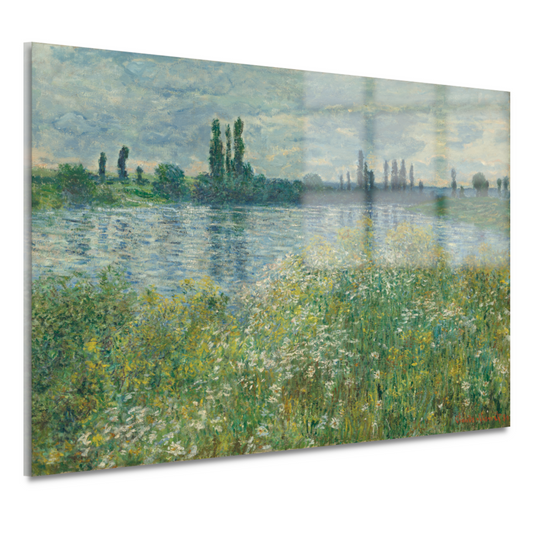 Oevers van de Seine, Vetheuil - Claude Monet acrylglas