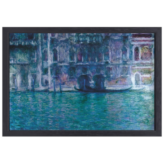 Palazzo Da Mula Morosini - Claude Monet canvas met baklijst