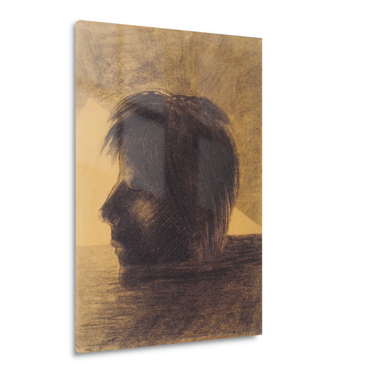 Hoofd van Orpheus drijvend in het water - Odilon Redon Acrylglas