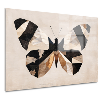 Geometrische Art Deco Stijl Vlinderontwerp acrylglas