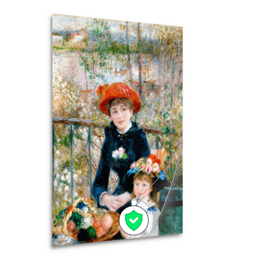 Op het Terras - Pierre-Auguste Renoir poster