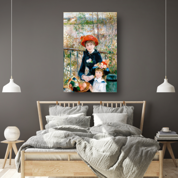 Op het Terras - Pierre-Auguste Renoir poster