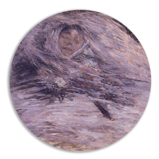 Camille Monet op haar sterfbed - Claude Monet forex muurcirkel