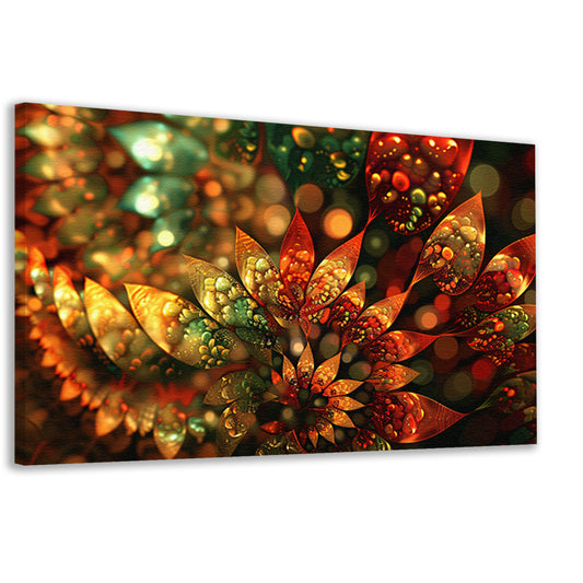Abstracte Bloemen Compositie canvas