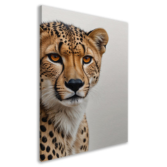 Intense Blik van een Majestueuze Cheeta canvas