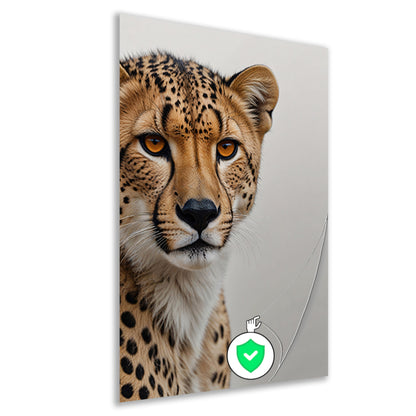 Intense Blik van een Majestueuze Cheeta poster
