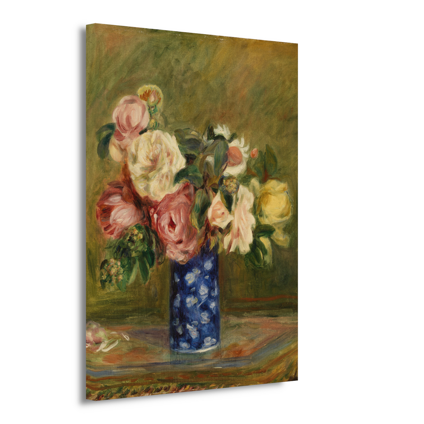 Boeket Rozen - Pierre-Auguste Renoir canvas