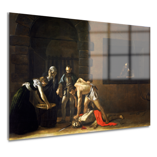 De onthoofding van Sint Johannes de Doper - Caravaggio acrylglas
