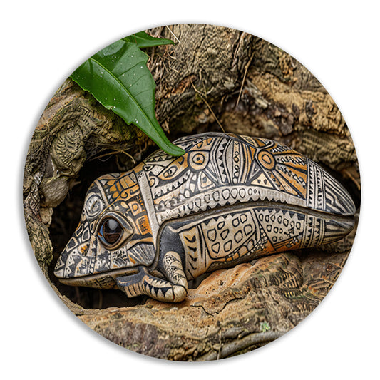 Kameleon op boomtak forex muurcirkel