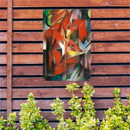 De vossen - Franz Marc tuinposter