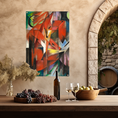 De vossen - Franz Marc tuinposter