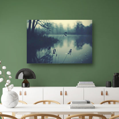 Rustige lagune bij zonsopgang acrylglas