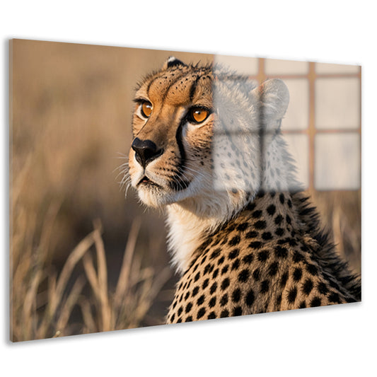 Prachtige cheeta in natuurlijke omgeving acrylglas