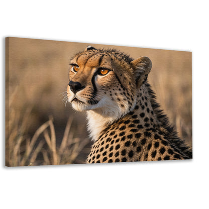 Prachtige cheeta in natuurlijke omgeving canvas