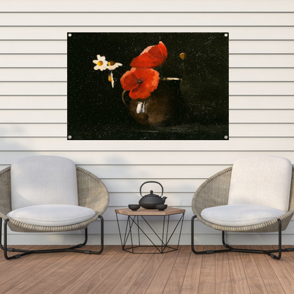 Bloemen in een vaas - Odilon Redon tuinposter