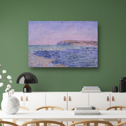 Schaduwen op de zee, De kliffen bij Pourville - Claude Monet poster