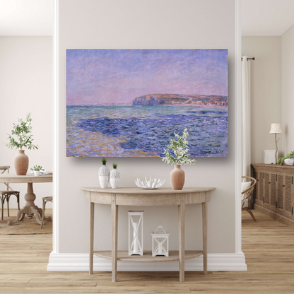 Schaduwen op de zee, De kliffen bij Pourville - Claude Monet poster