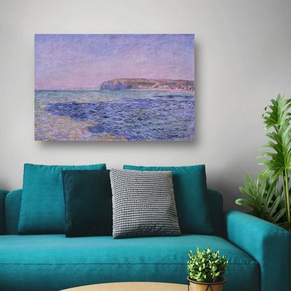 Schaduwen op de zee, De kliffen bij Pourville - Claude Monet poster