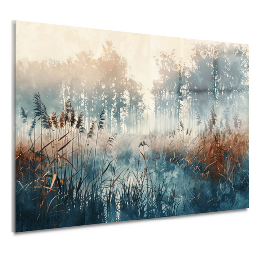 Mistig Ochtendlicht in Stil Bos acrylglas