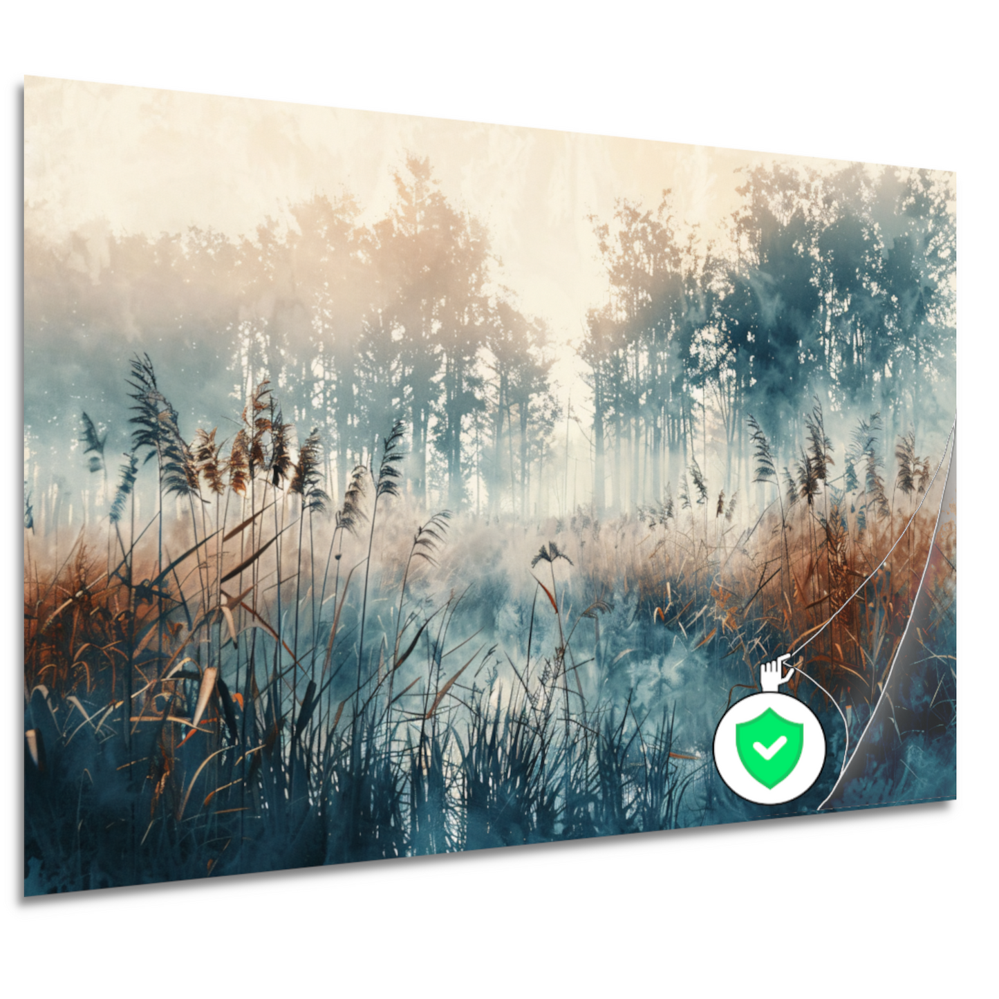 Mistig Ochtendlicht in Stil Bos poster