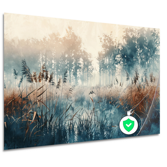 Mistig Ochtendlicht in Stil Bos poster