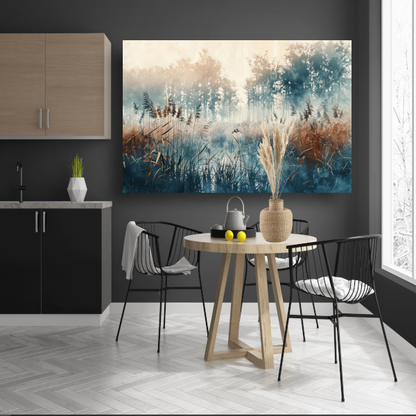 Mistig Ochtendlicht in Stil Bos canvas