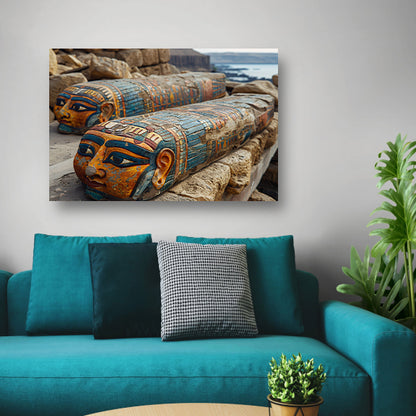 Abstract  Basquiat canvas met baklijst